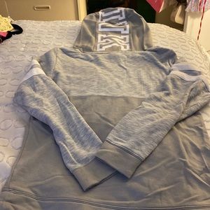 Pink pull over hoodie